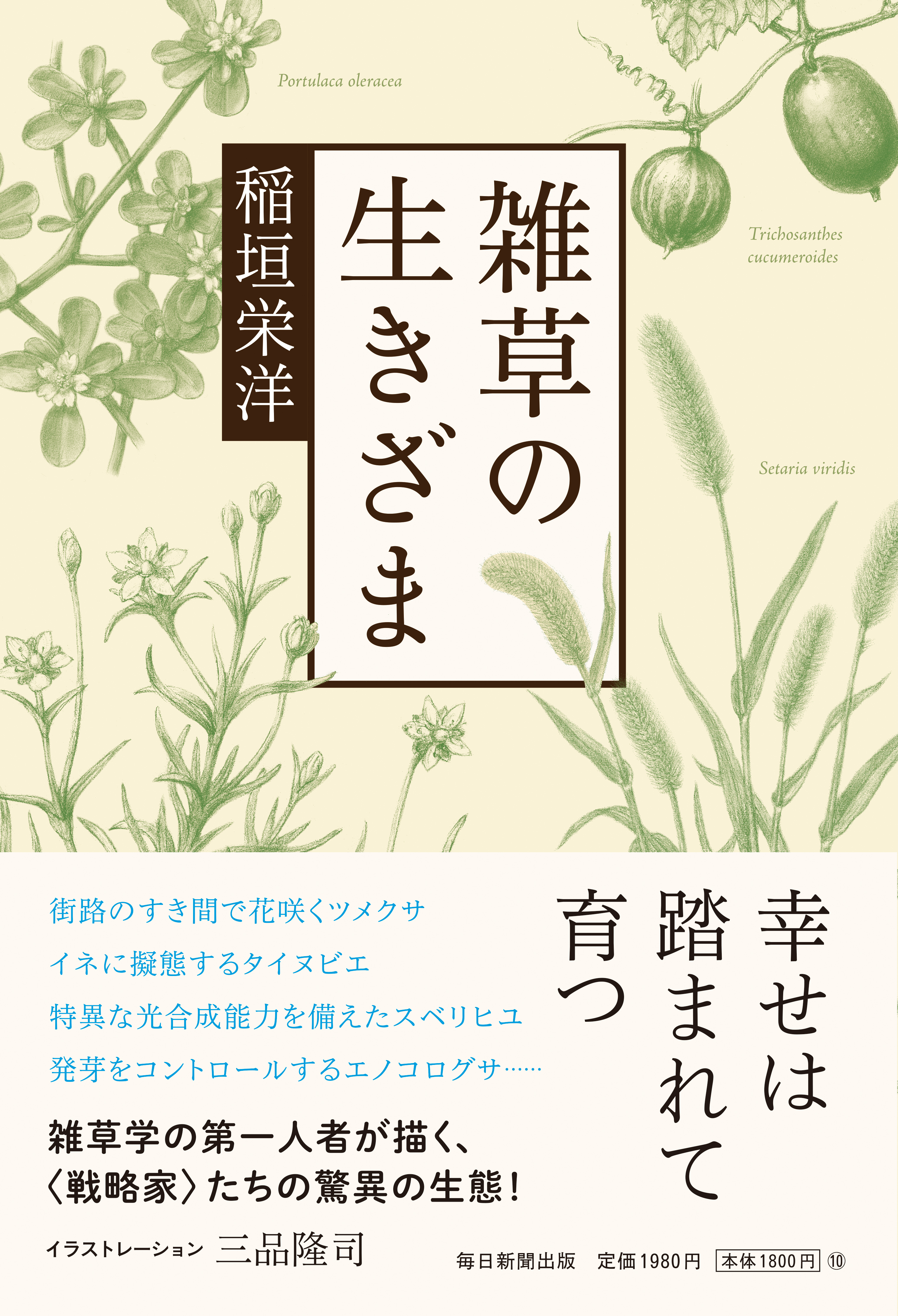 書影:雑草の生きざま